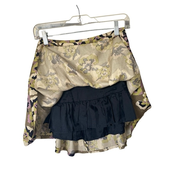 Coreylynncalter, Size 2, Pleated Wool & Silk Blend Skirt with Pockets - Picture 5 of 9